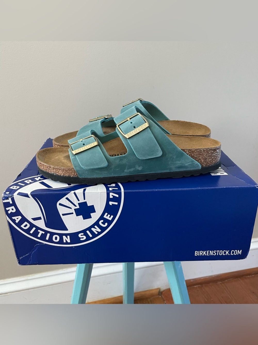 Birkenstock Arizona BS Sandals Biscay Bay Narrow Fit Women’s 39 EU / 8 US - Picture 4 of 8